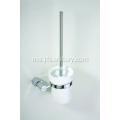 Toilet Brush Holder Seramik Frosted Glass